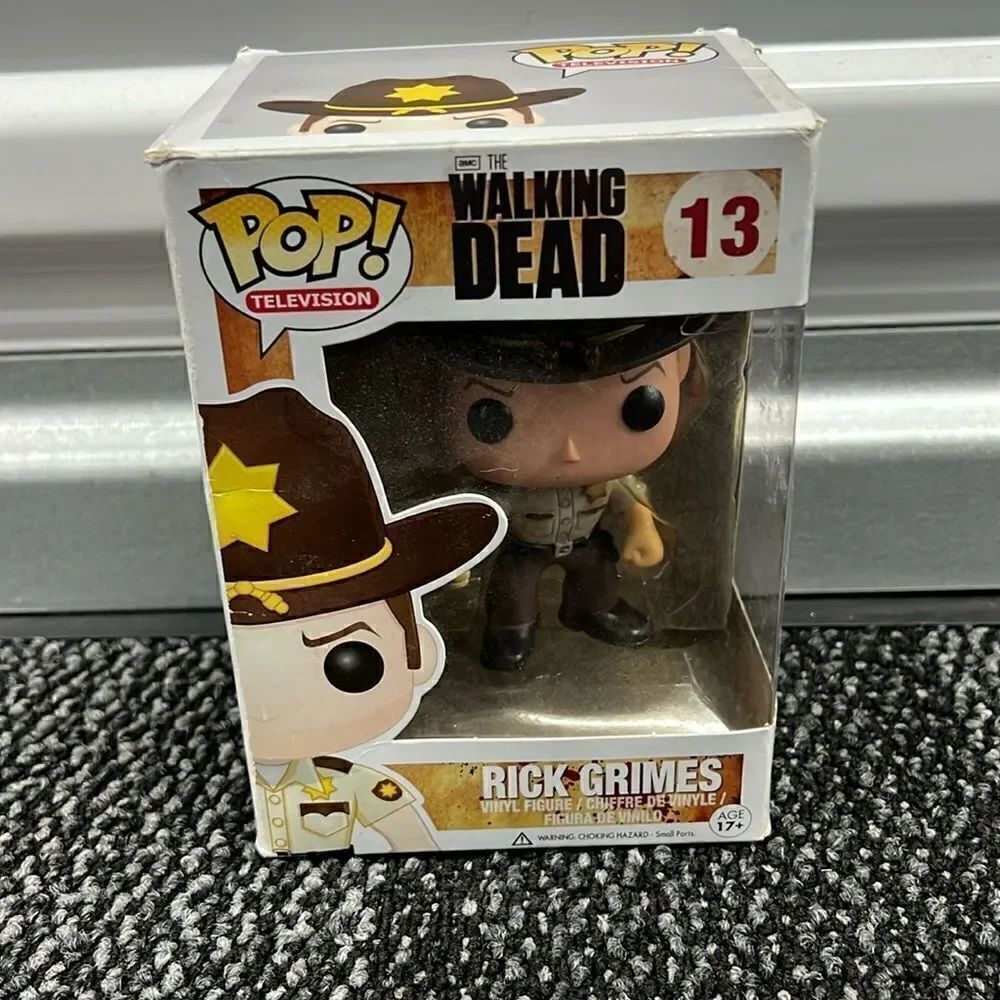 Funko POP Television: Walking Dead-Rick Grimes, NWB